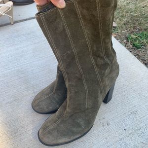 Green suede Cole Hann  G Series Boot